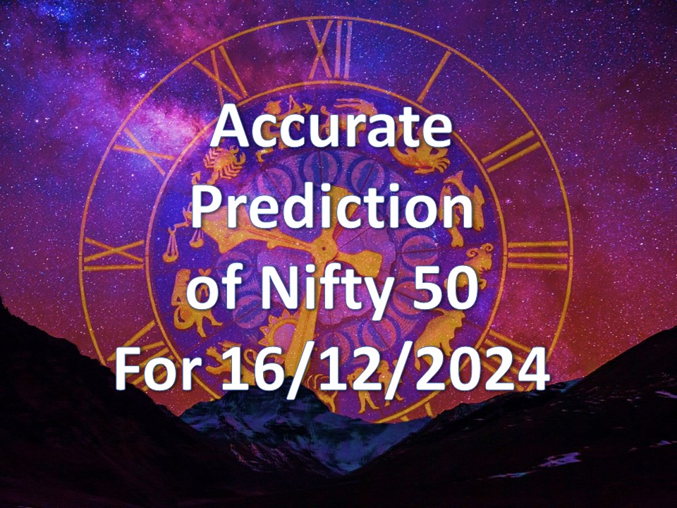 Unbelievable Prediction of Nifty 50 for 16th Dec 2024