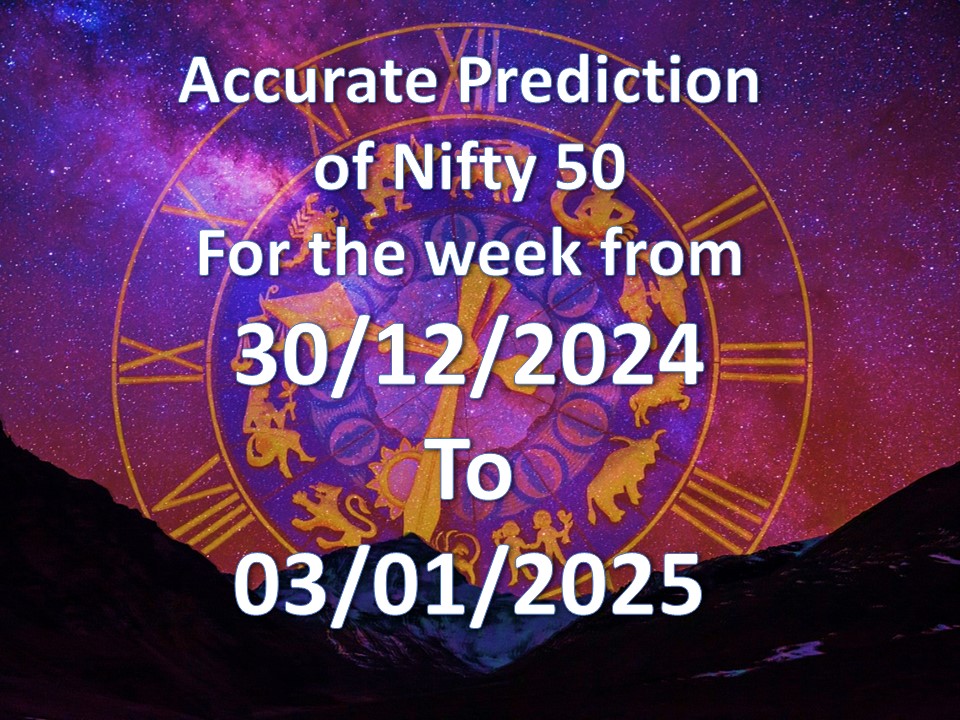 Awesome prediction for the week 30 December 24 to 3 January 25 to trade like a boss