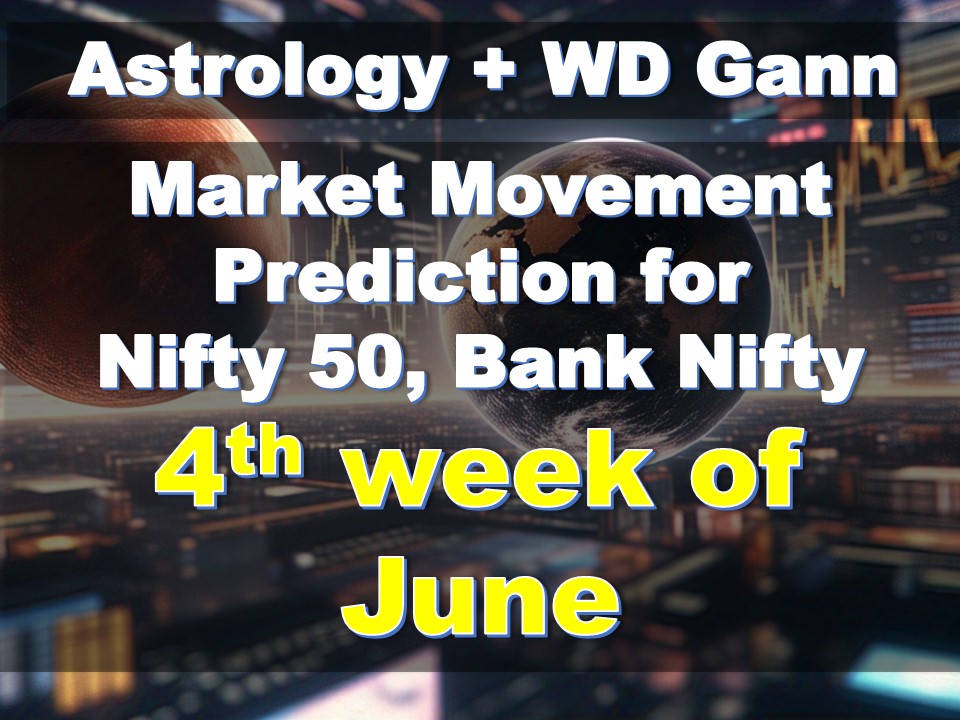 Weekly Astro-Techno Stock Market Forecast From 23rd June to 27th June 2025