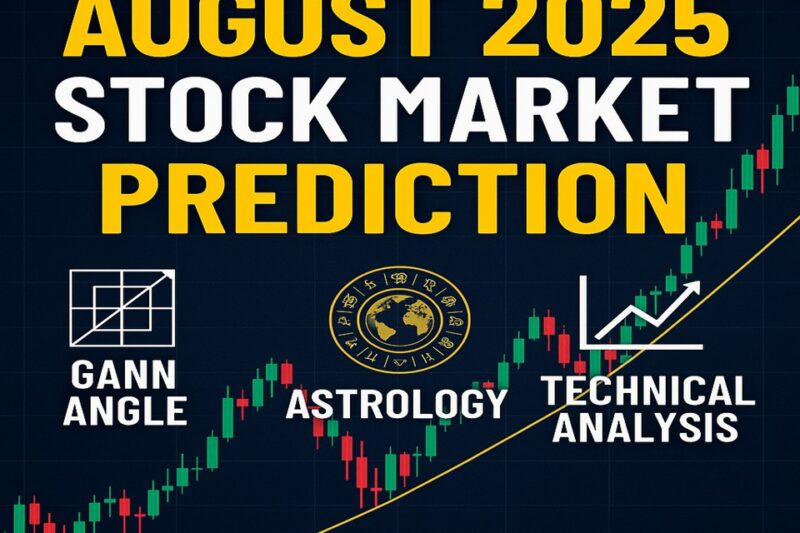 August 2025 Stock Market Forecast: Will Nifty Reverse on 18th August? | Gann Angle, Astrology & Technical Analysis