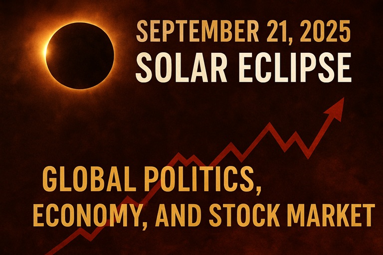 🌑 The September 21, 2025 Solar Eclipse: A Turning Point for Global Politics, Economy, and Stock Markets