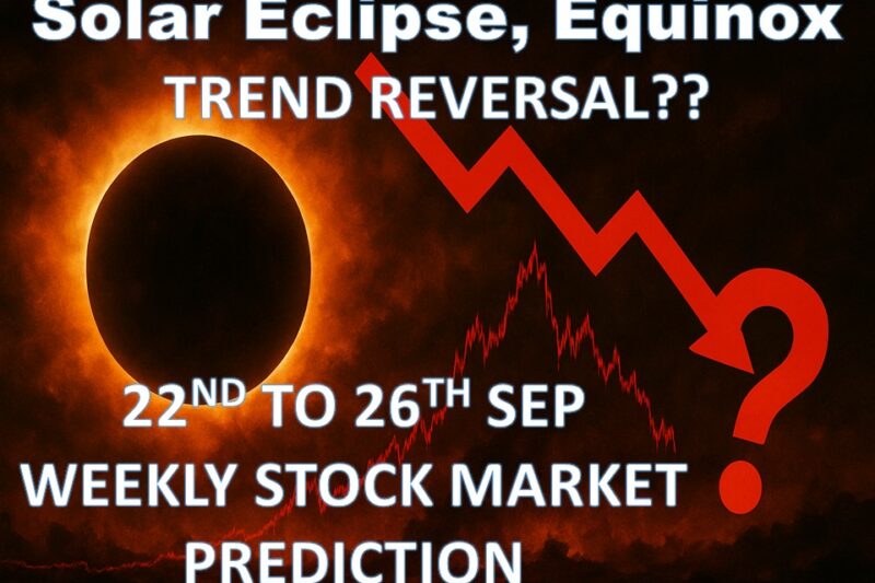 Weekly Stock Market Astro-Techno Analysis (22nd – 26th September 2025)