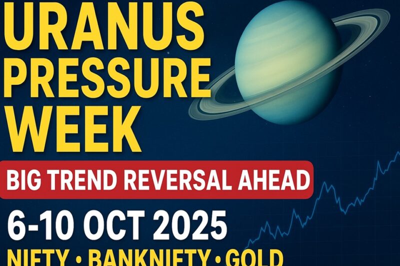 🌙 Weekly Stock Market Astro Analysis (6th–10th October 2025)