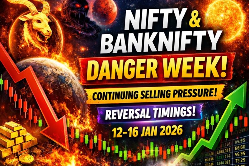 NIFTY & BANKNIFTY Weekly Astro Forecast (12–16 Jan 2026)