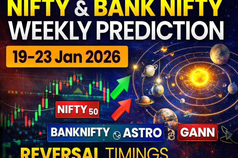 Nifty & Bank Nifty Weekly Astro–Gann Forecast | 19–23 January 2026