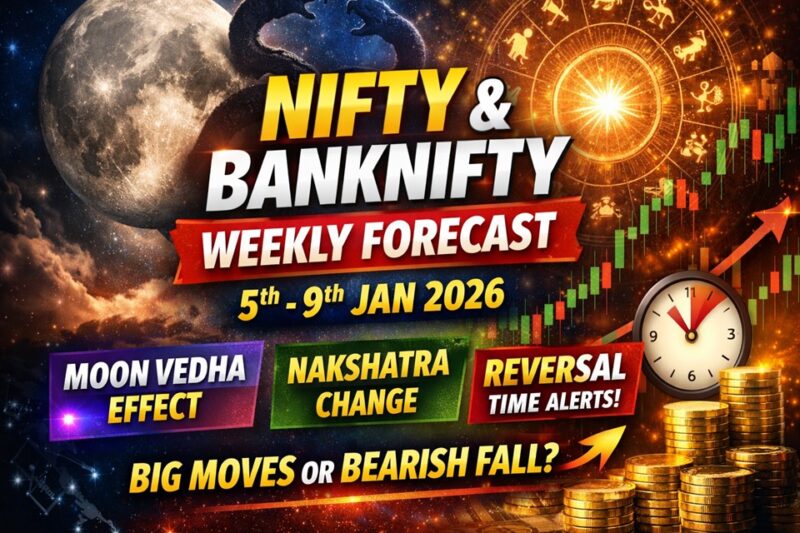 Weekly Astro-Market Outlook NIFTY 50 & BANKNIFTY | 05 January – 09 January 2026